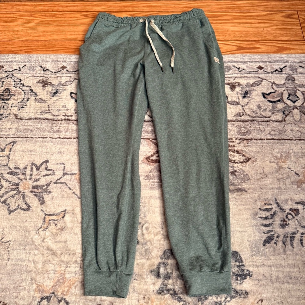 Vuori Green Track Pants